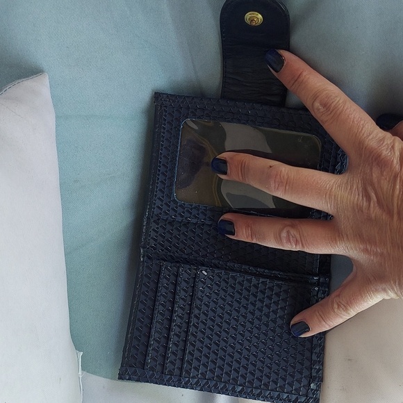 LIZ🔺️CLAIBORNE Vintage 1983 Shoulder Bag & Matching🔺️Wallet & KeyFob Set - Picture 10 of 16